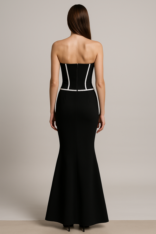 Rosa 3D Mermaid Evening Gown