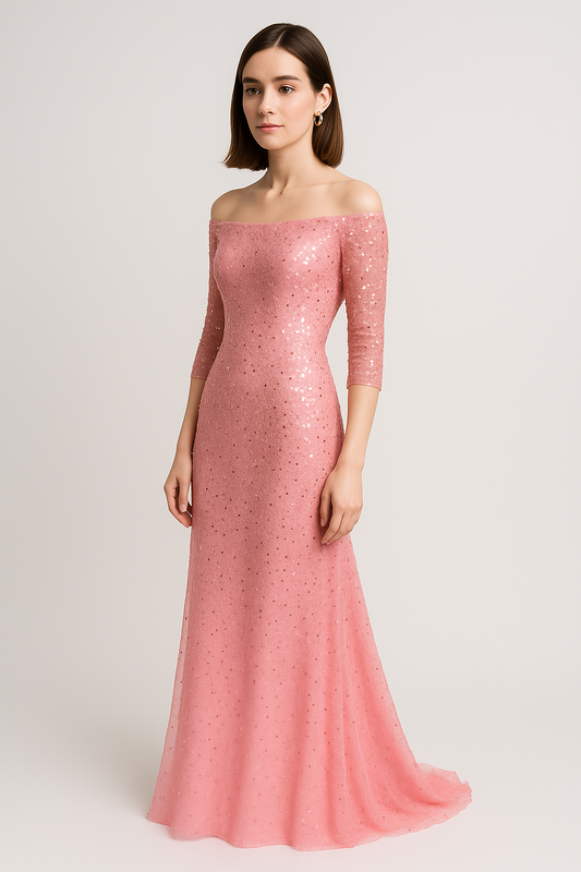 Celeste Illusion Mesh Dress