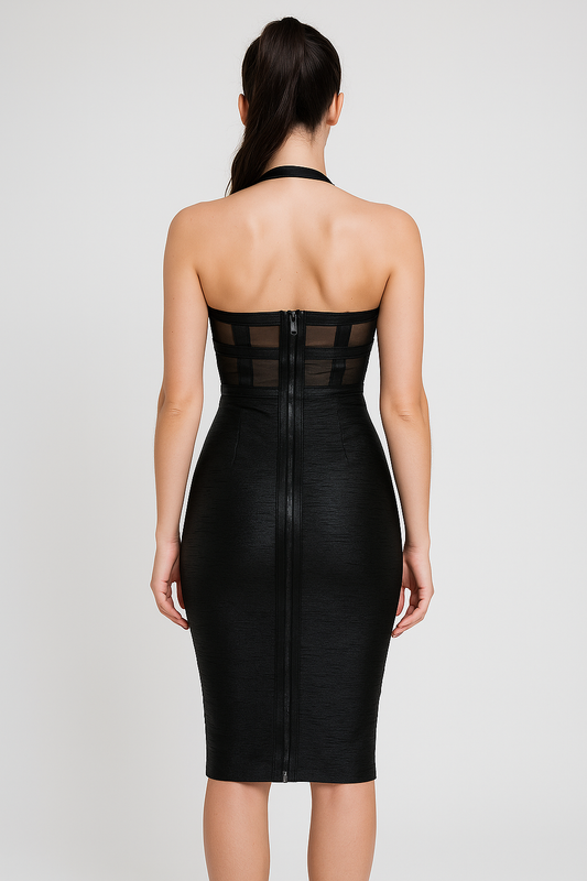 Valencia Halter Bandage Party Dress