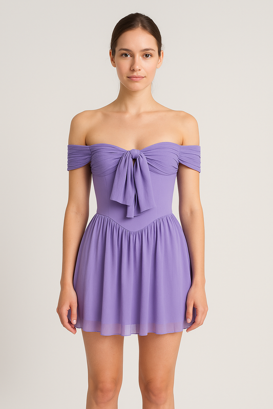 Mesh Corset Mini Club Dress