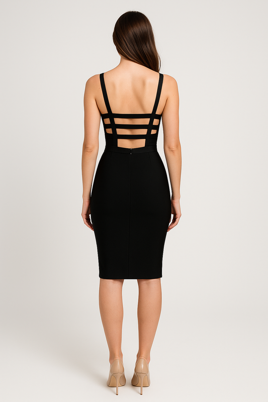 Lyra Cross-Back Mini Dress