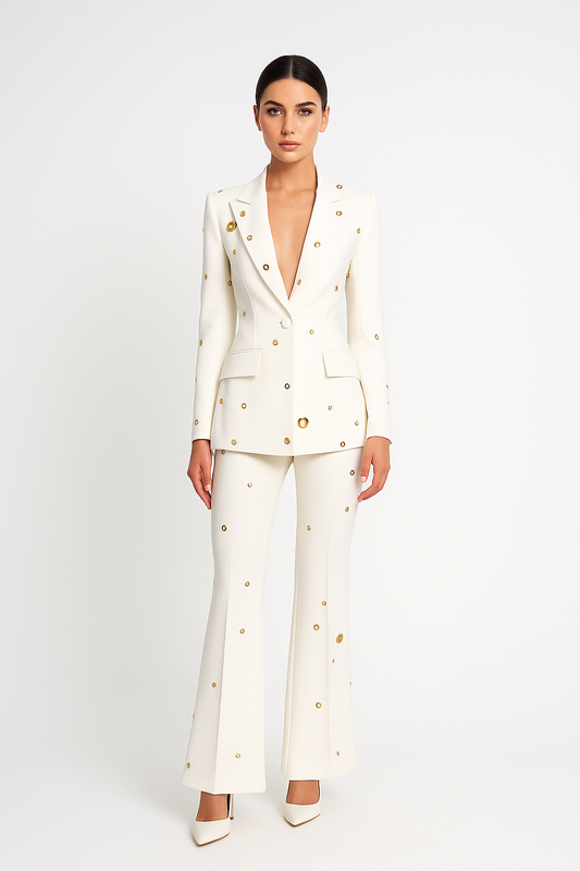 Mirella Plus Size Blazer & Shorts Set