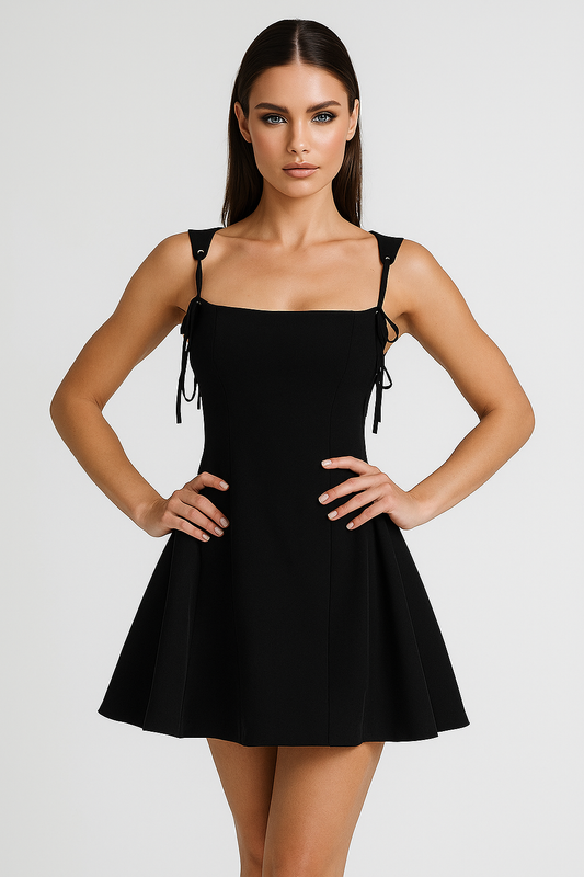 Lyla Backless Halterneck Mini Dress