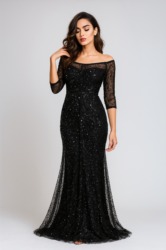 Celeste Illusion Mesh Dress