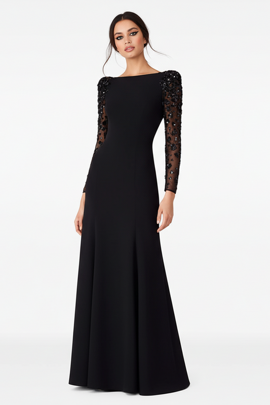 Elysia Sequin Mesh Mermaid Gown