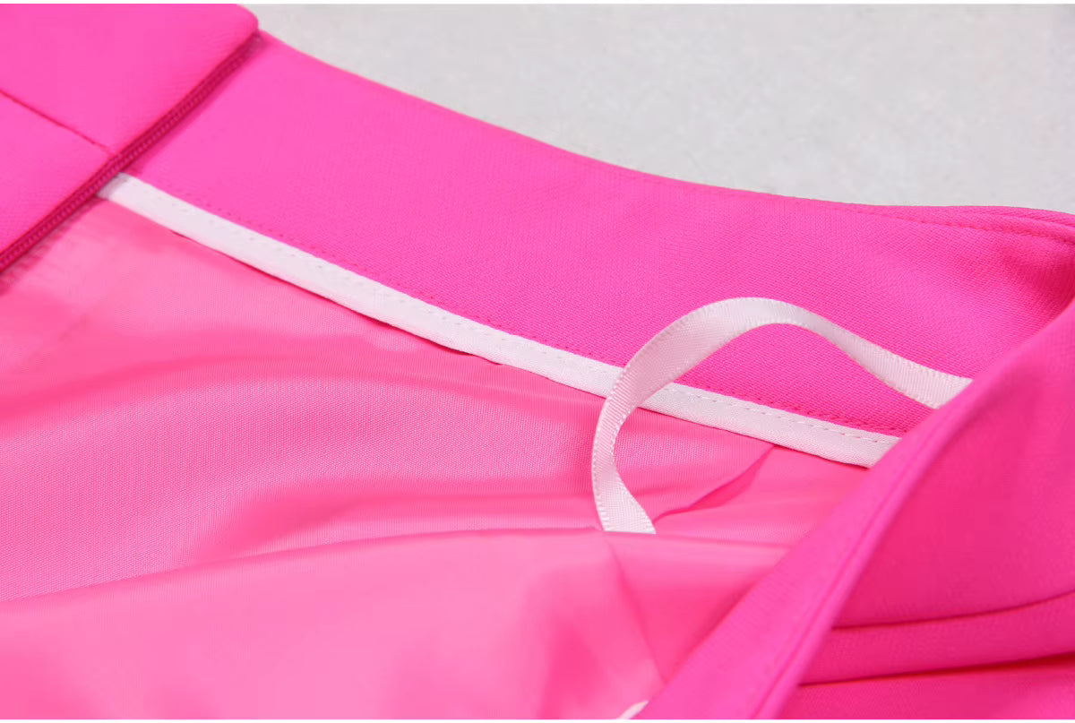 Vienna Structured Blazer & Shorts 3-Piece Set