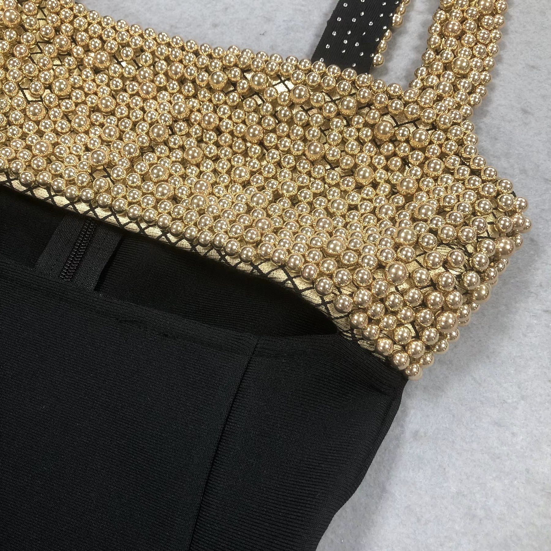 Noir Lumiere Embellished Maxi Gown