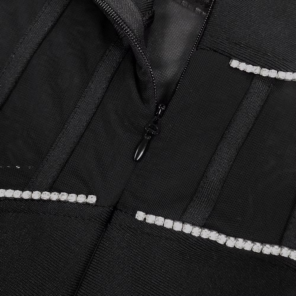 Aurelia One-Shoulder Backless Bandage Gown