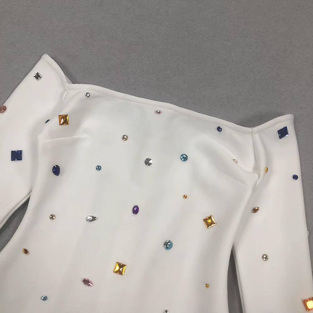 Elegant White Off-Shoulder