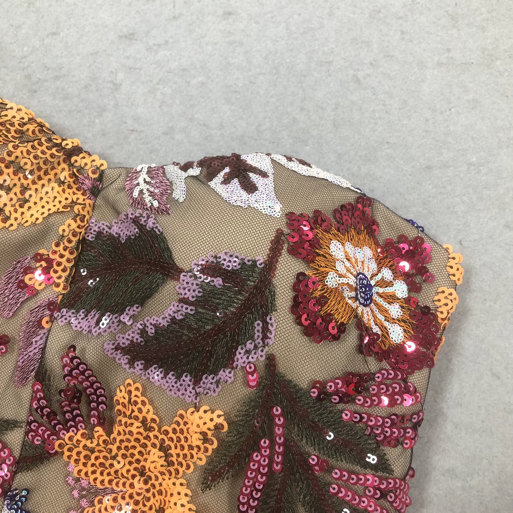 Celeste Bloom Strapless Embroidered