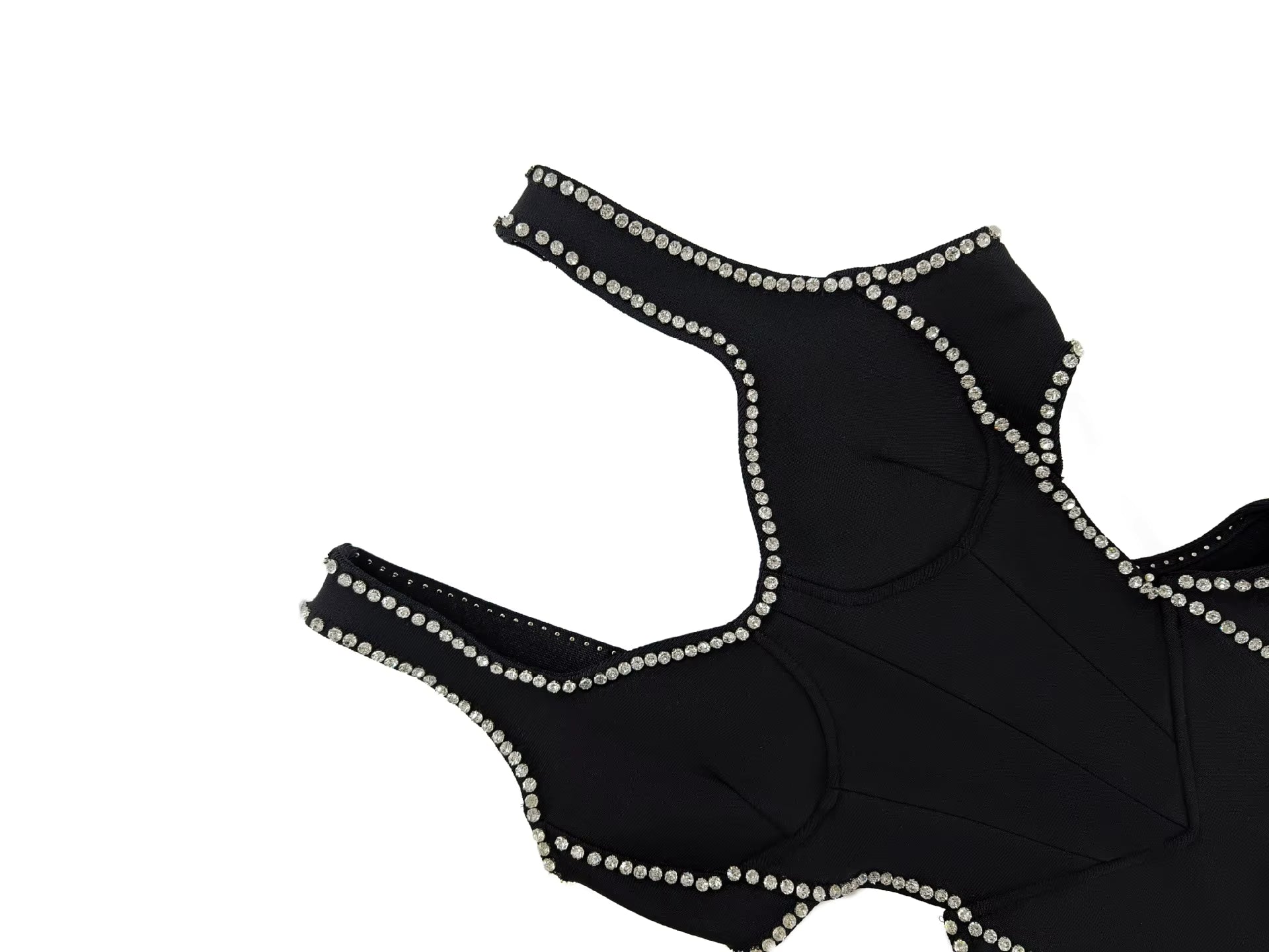 Odessa Rhinestone Cut-Out Maxi Gown