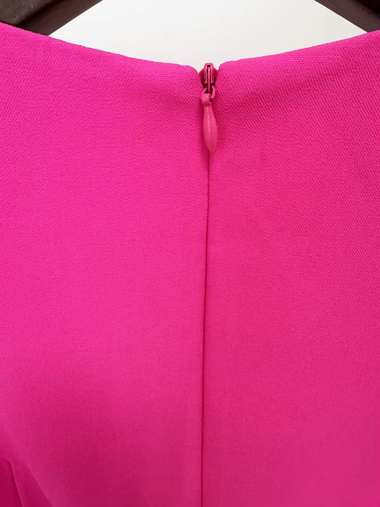 Marivelle Beaded Sequin Midi Dress