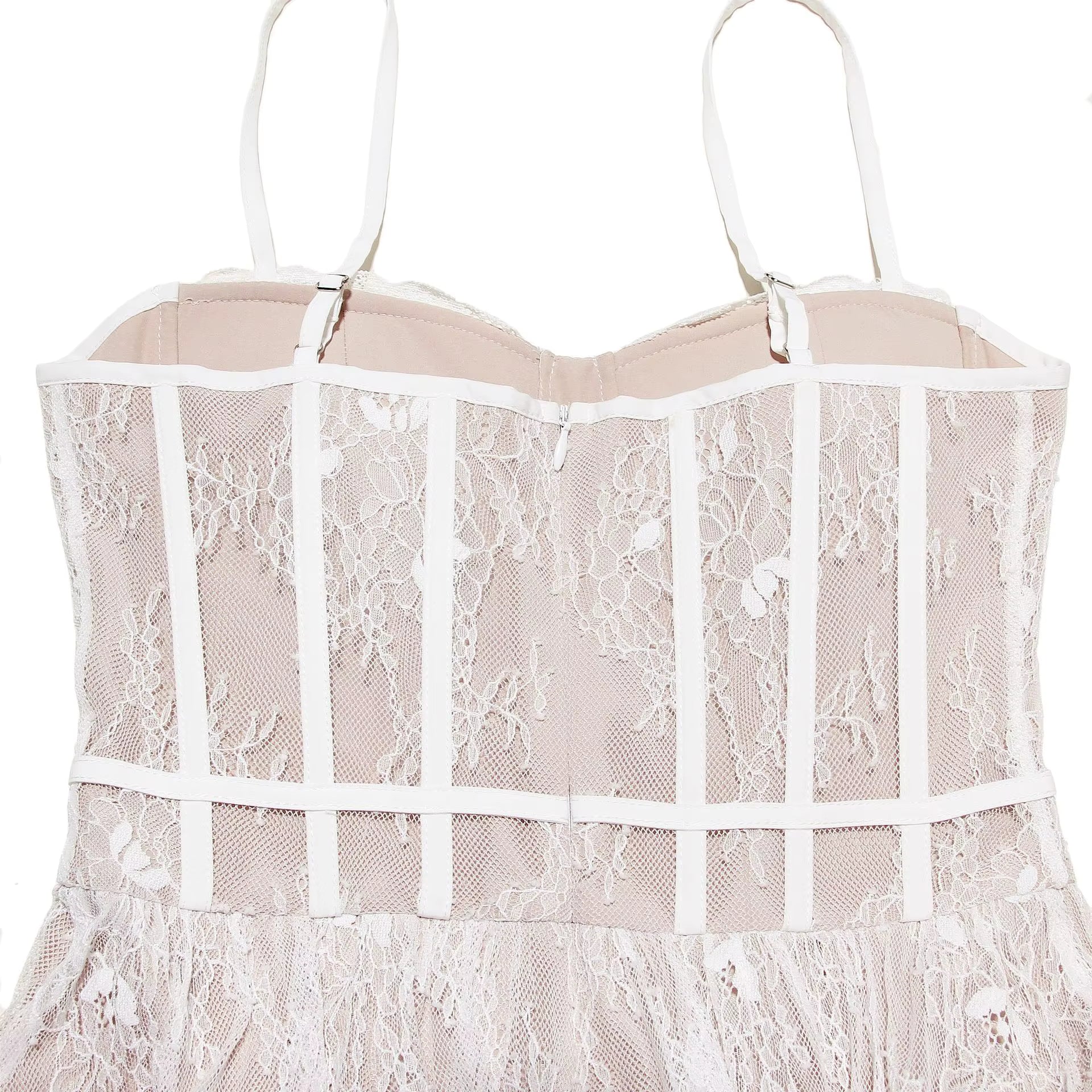 Ivory Mini Lace Dress