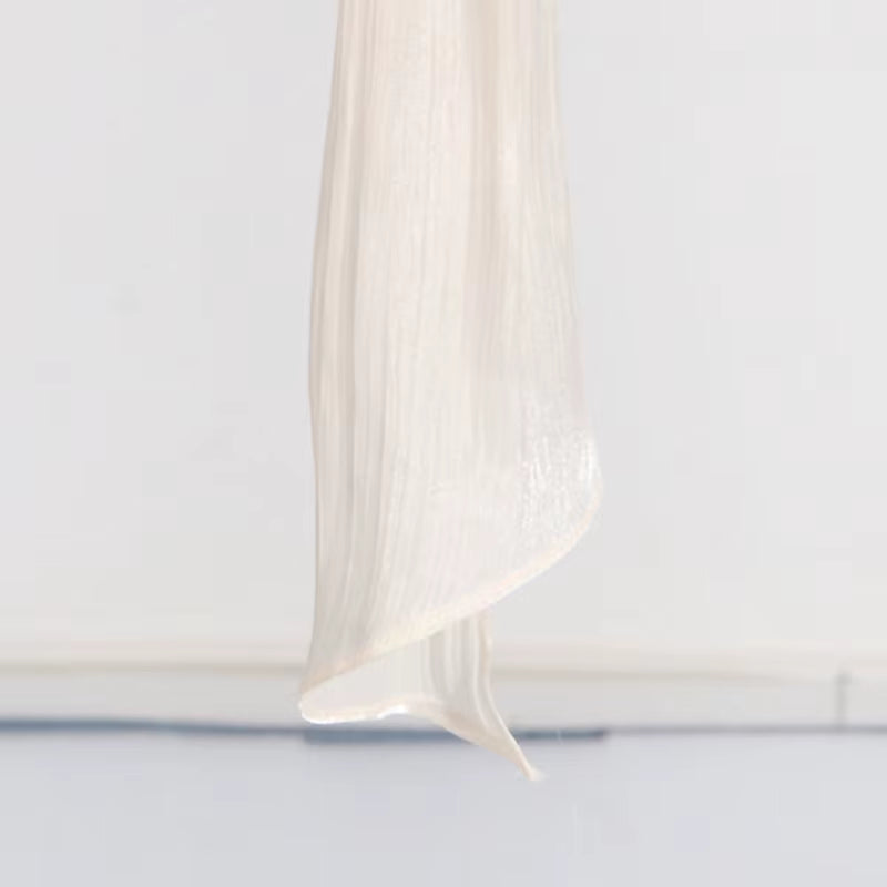 Celesta Pleated Ribbon Mini Dress