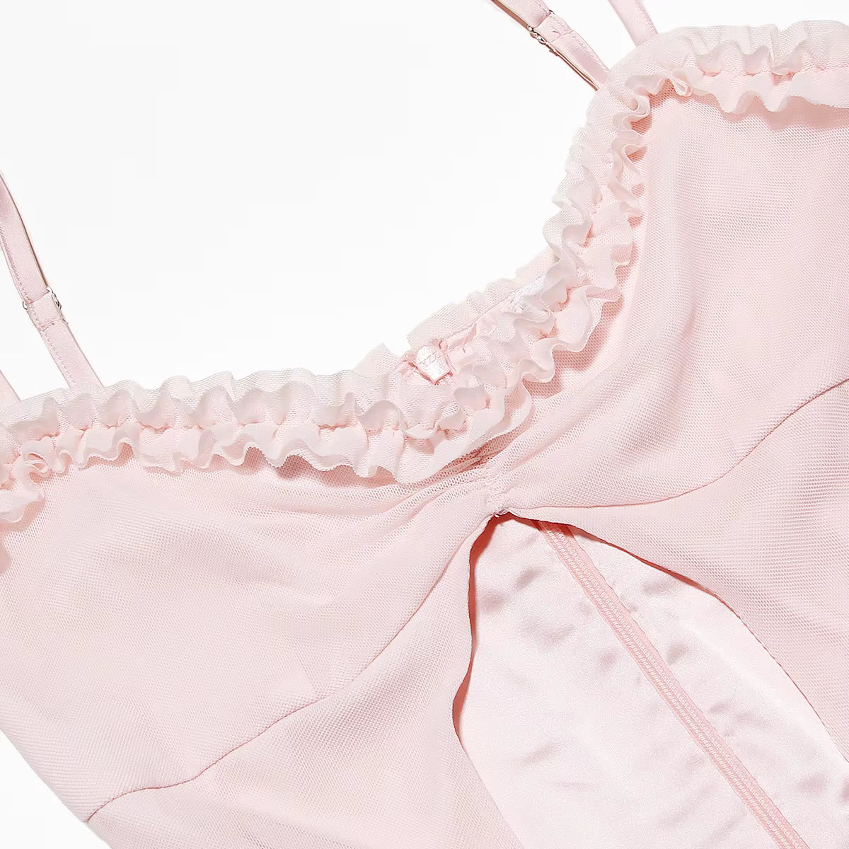 Isolde Cut-Out Ruffle Mermaid Gown