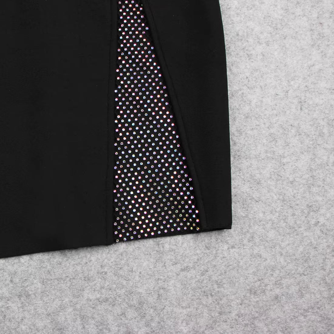 Nova Mesh Diamond Mini Dress