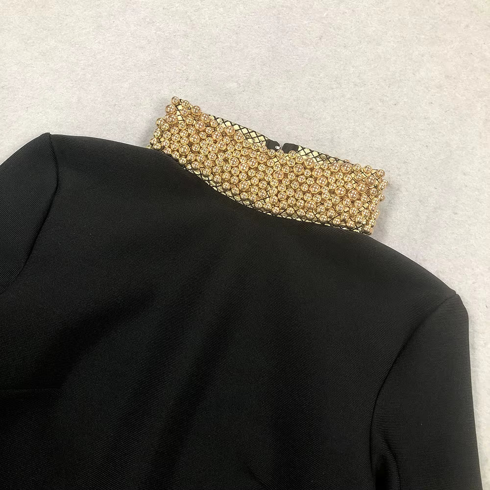 Valencia Beaded Backless Gown