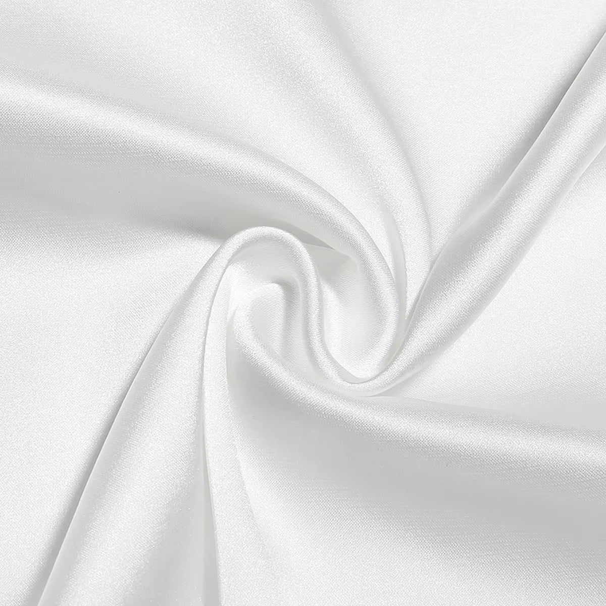 Deep V Backless Satin Mini Dress