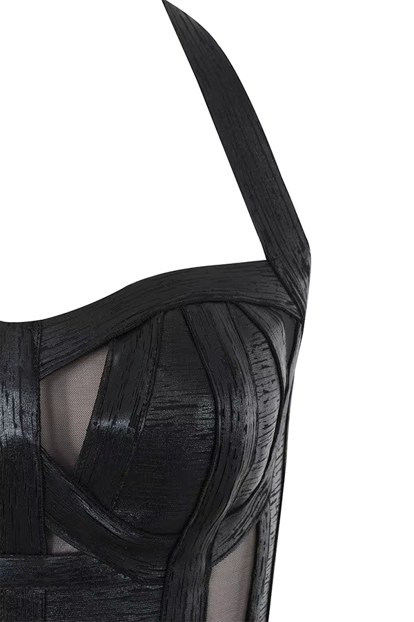 Valencia Halter Bandage Party Dress