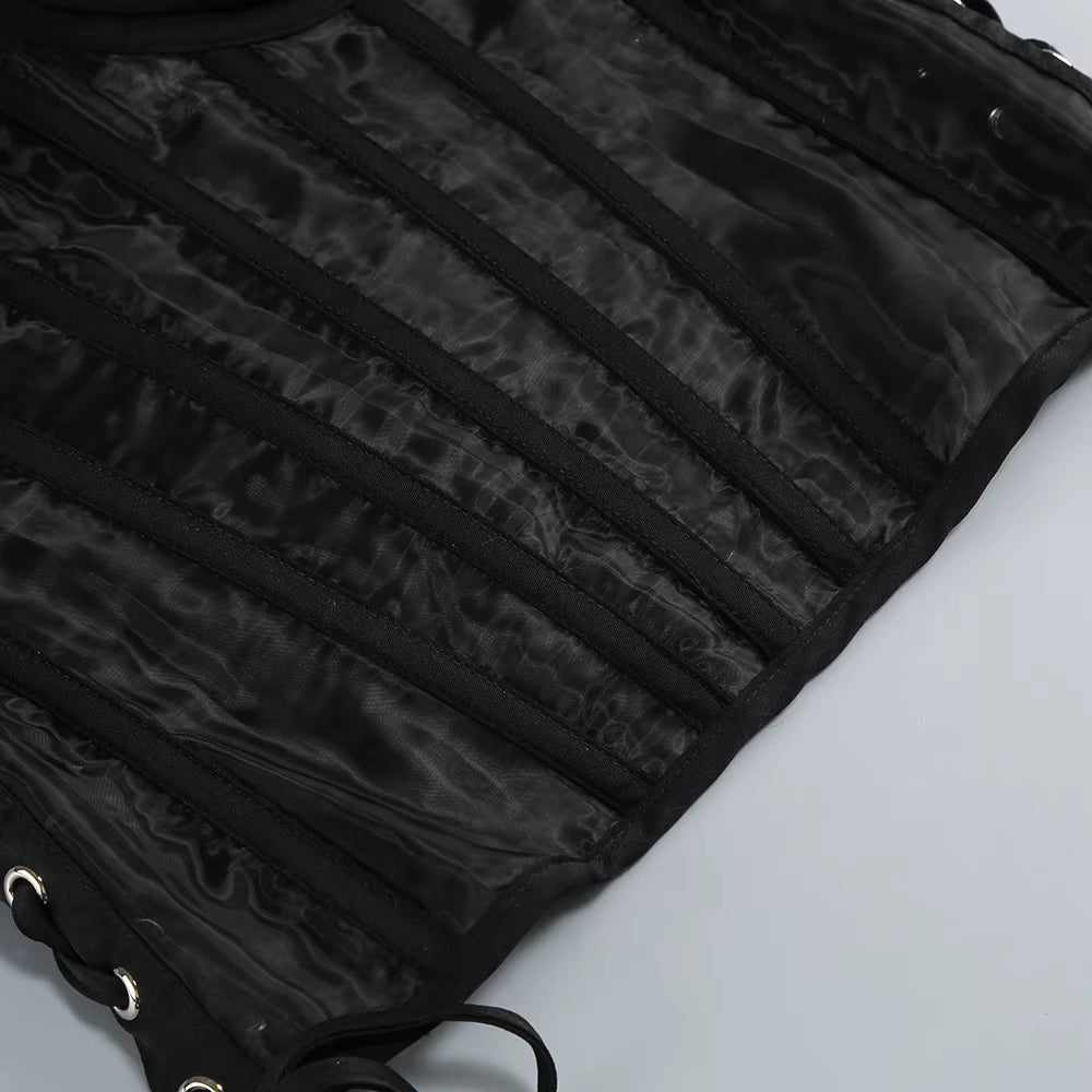 Kaelis Mesh Corset & Tulle Skirt Set