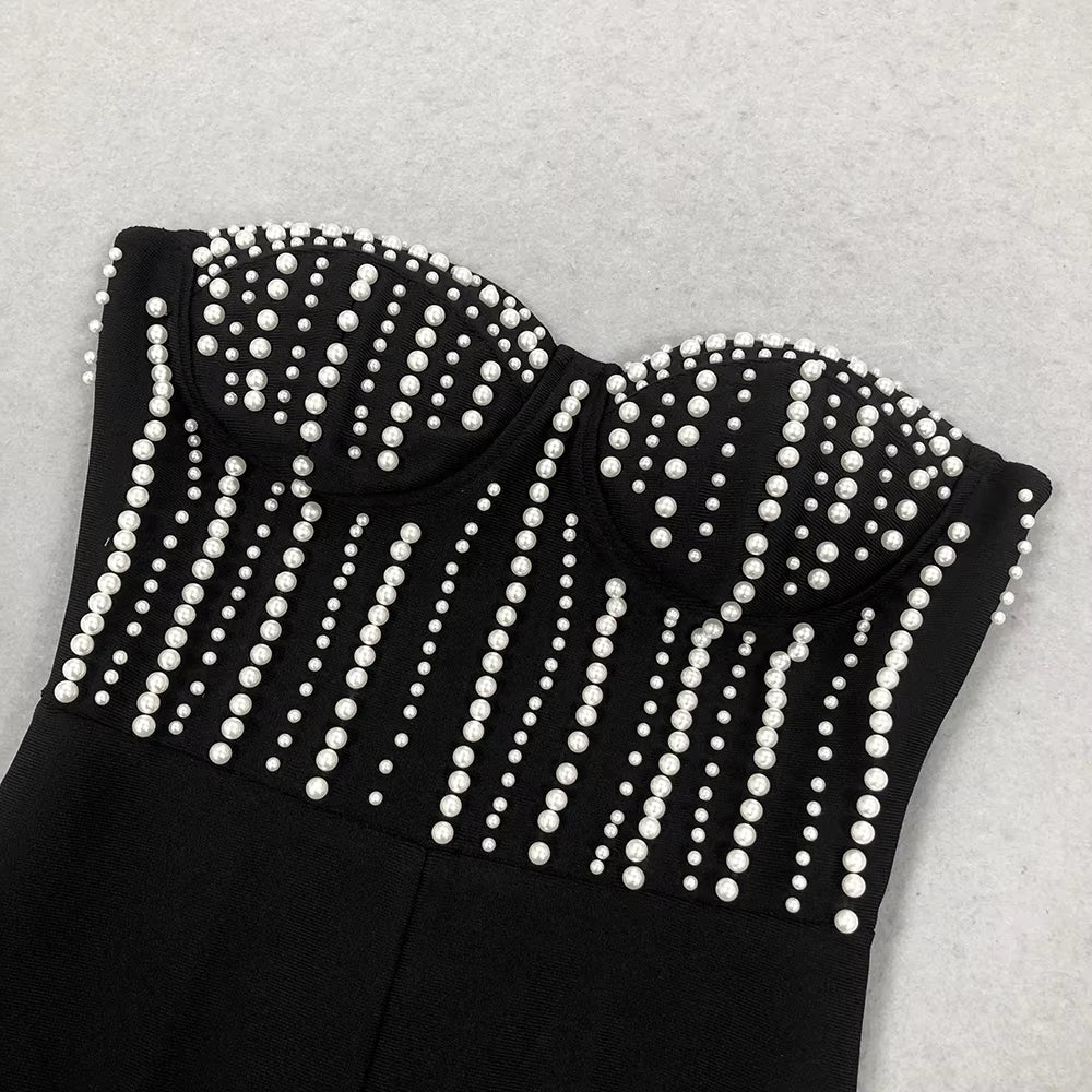 Luxe Strapless Party Romper