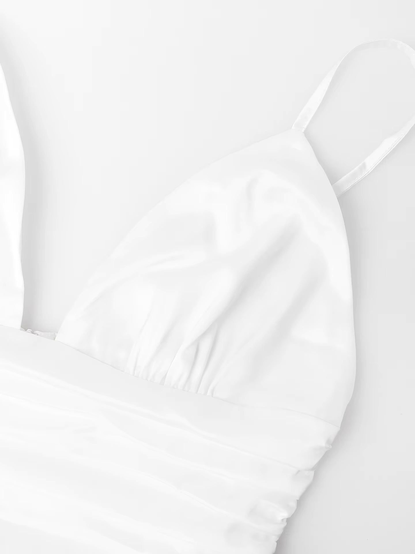 Eclat Satin Puff Mini Dress