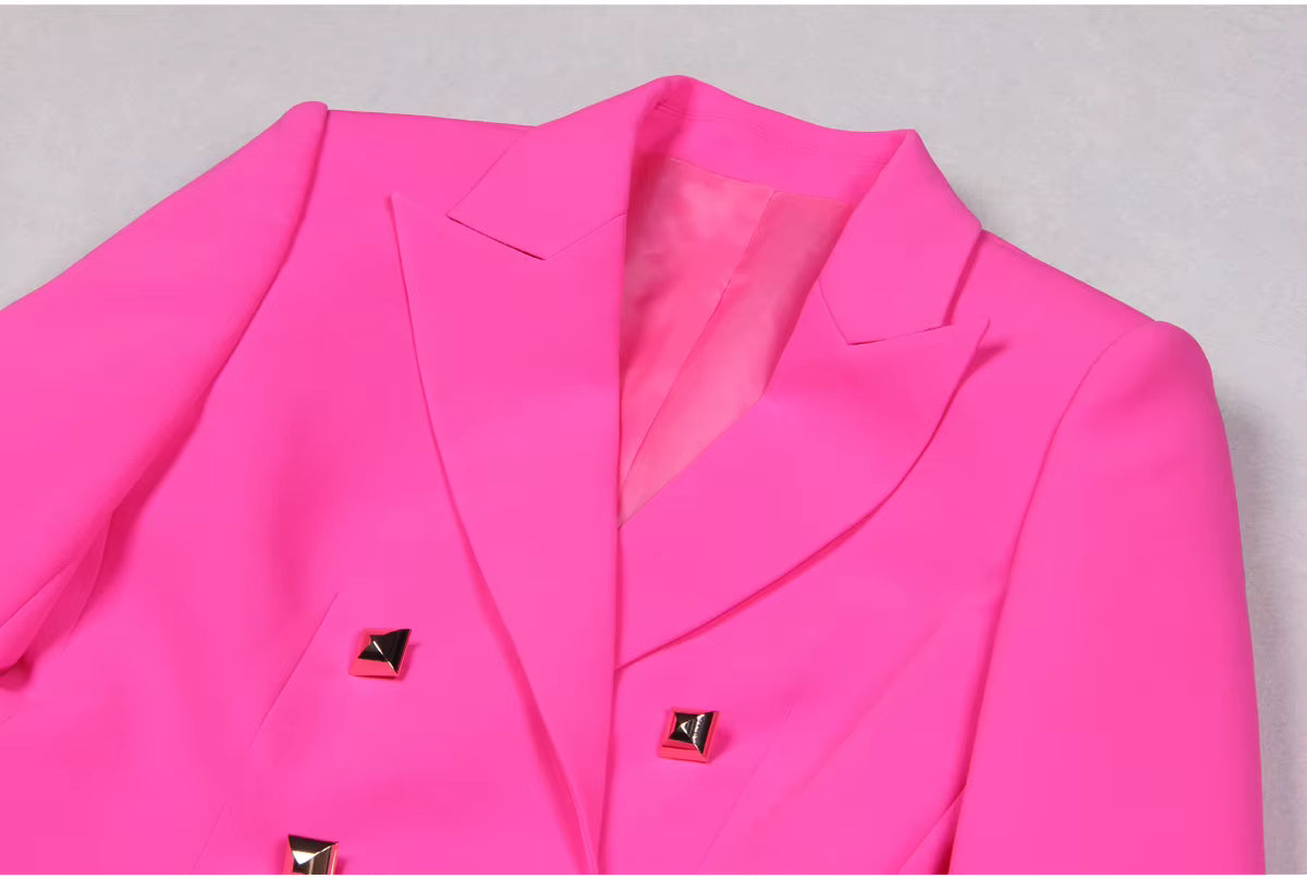 Vienna Structured Blazer & Shorts 3-Piece Set