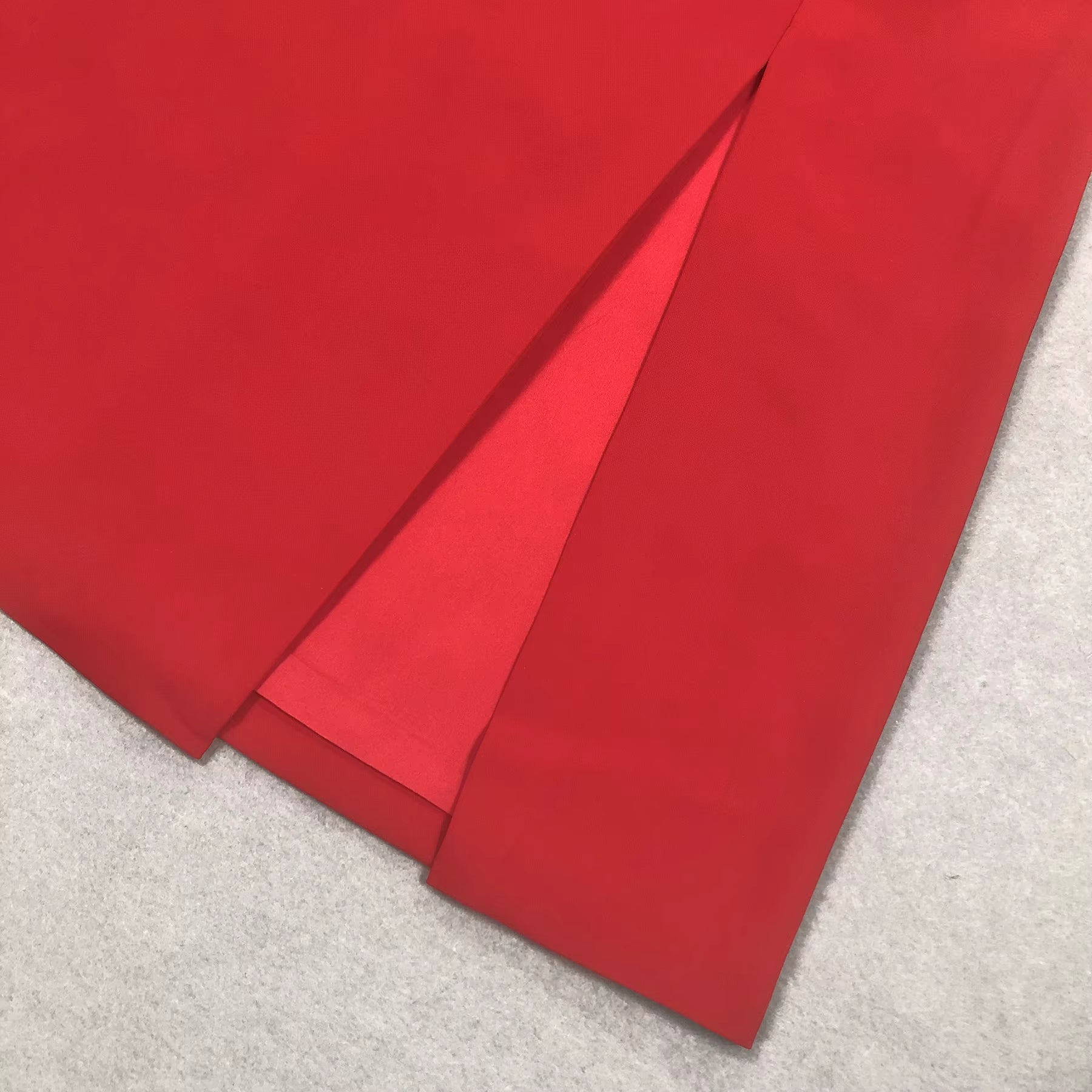 Riviera Red 3D Floral Maxi Skirt