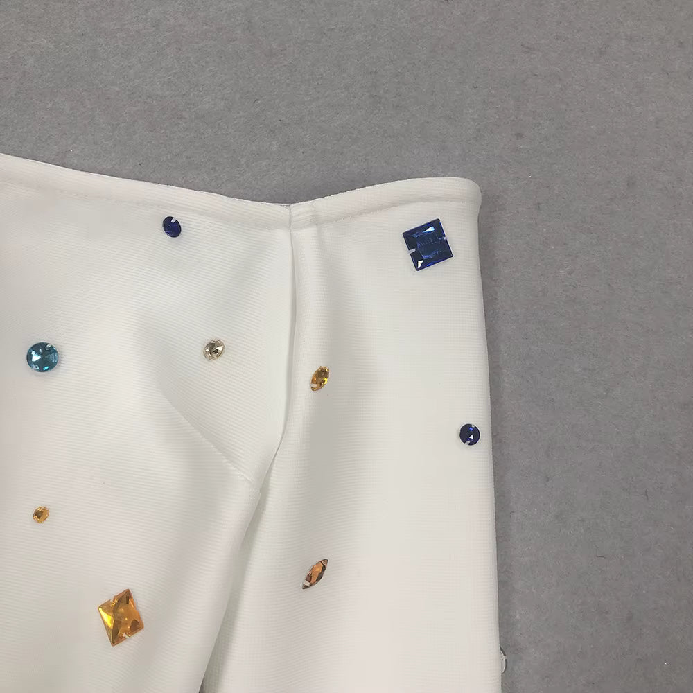 Elegant White Off-Shoulder