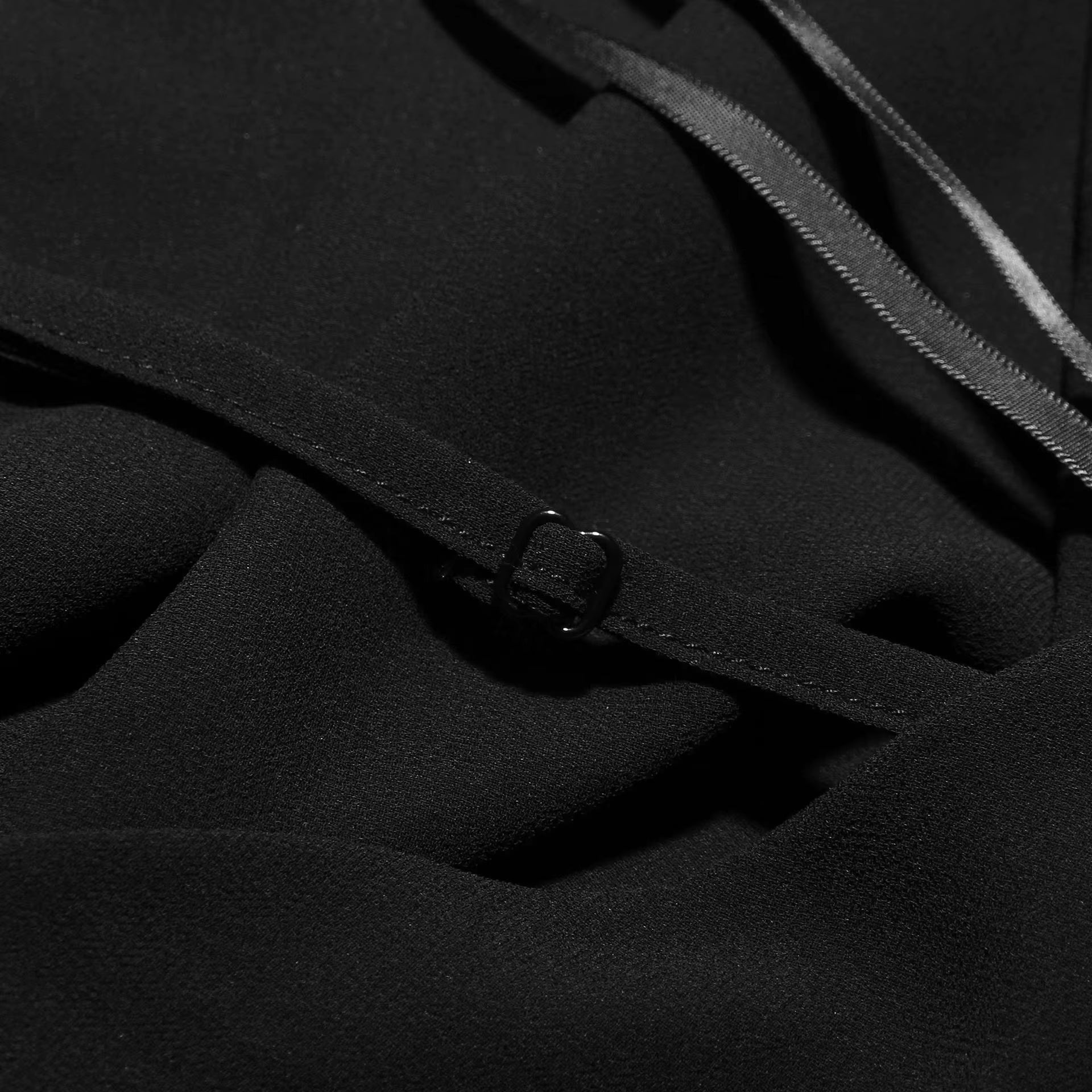 Sorella White Satin Cowl Neck Mini Dress