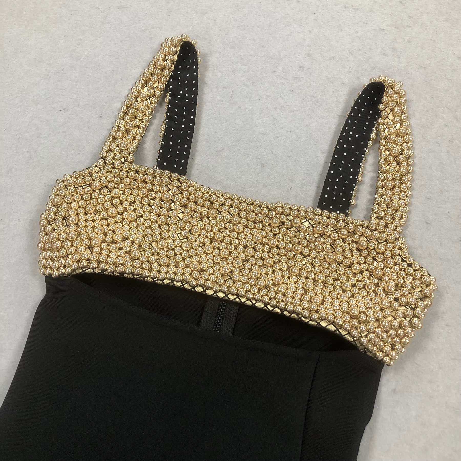 Noir Lumiere Embellished Maxi Gown