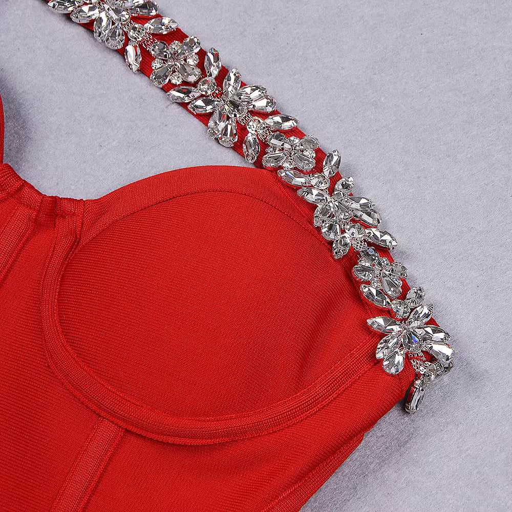 Radiance One-Shoulder Diamond Dress