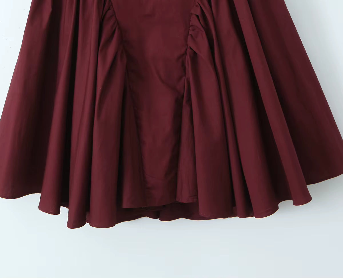 Vivienne Halter Puff Mini Dress