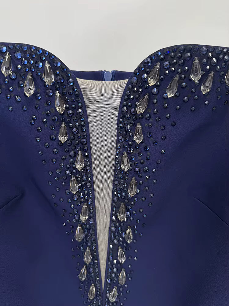 Midnight Radiance Gown Off-Shoulder