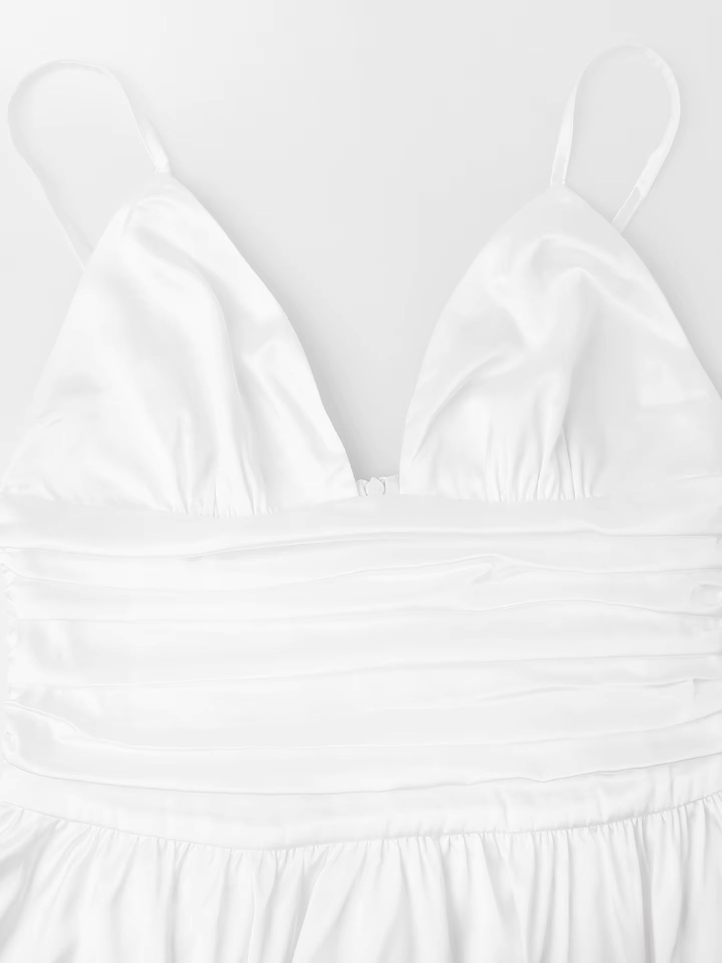 Eclat Satin Puff Mini Dress