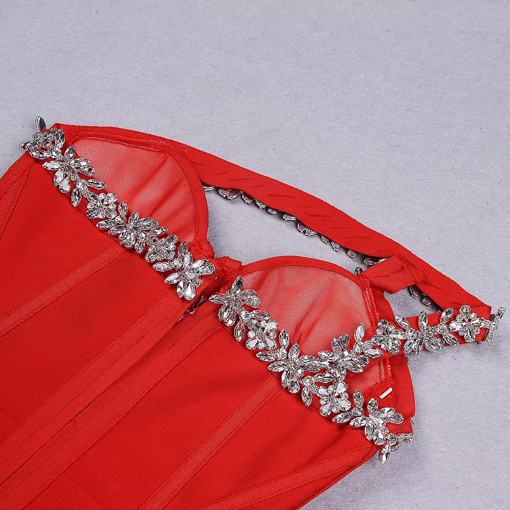 Radiance One-Shoulder Diamond Dress