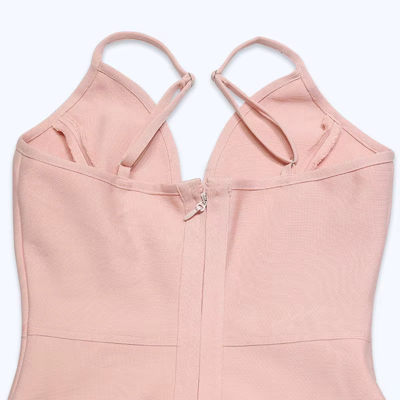 Elena Ruched Mermaid Midi Dress