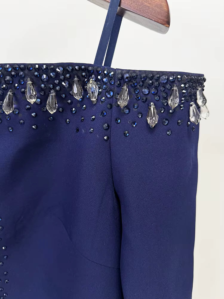 Midnight Radiance Gown Off-Shoulder