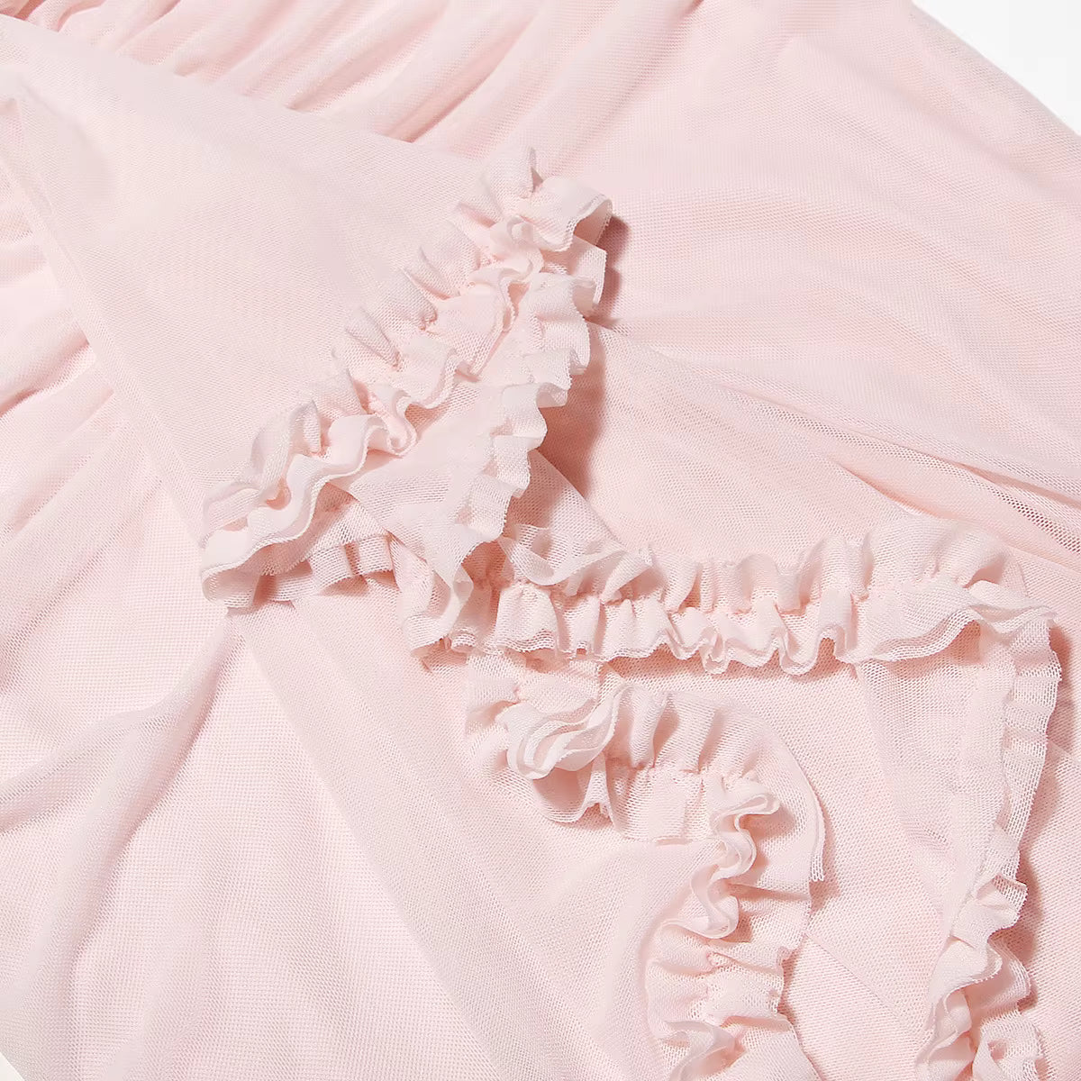 Isolde Cut-Out Ruffle Mermaid Gown