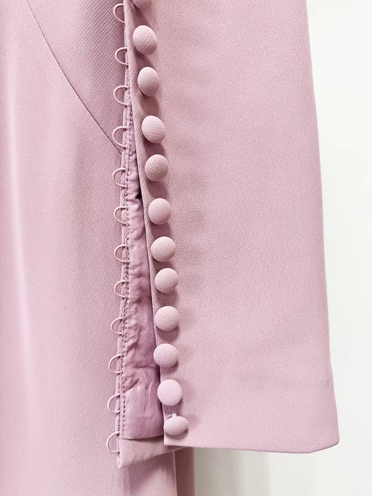 Rhinestone Sequin Split Maxi Evening Gown