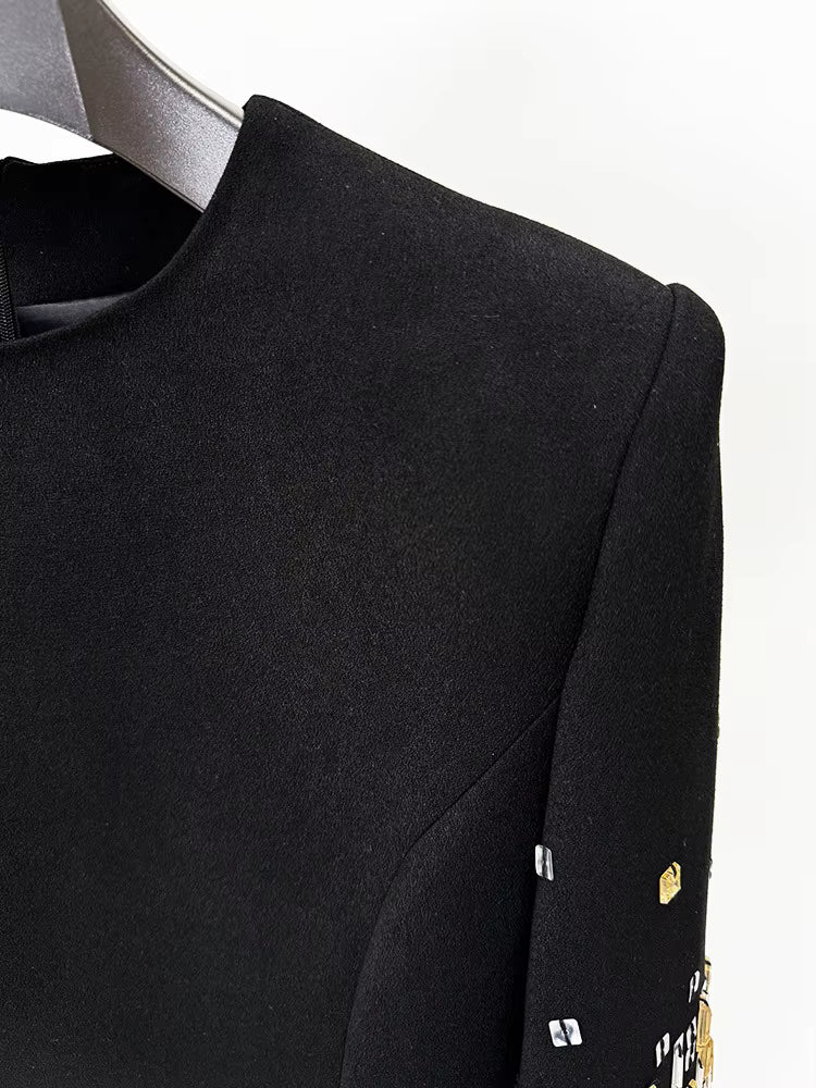 Aurelia Luxe Beaded Midi Dress