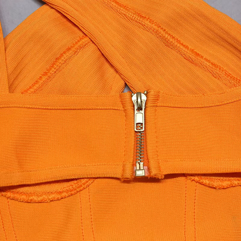 Sienna Cutout Cross-Strap Dress