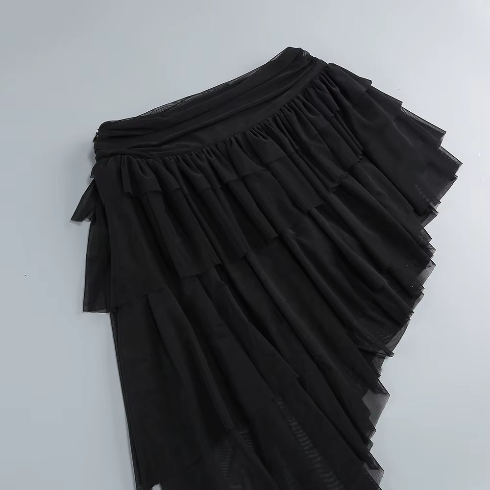 Kaelis Mesh Corset & Tulle Skirt Set