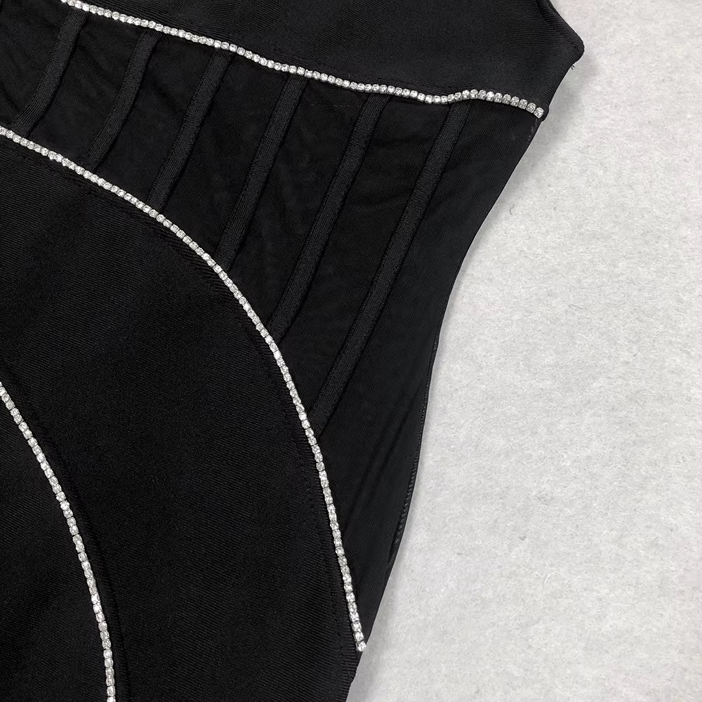 Aurelia One-Shoulder Backless Bandage Gown