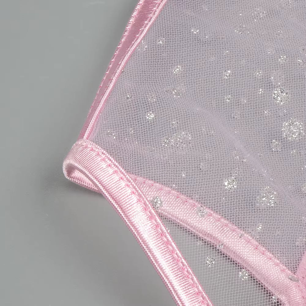 Pink Satin Off-Shoulder Mermaid Gown