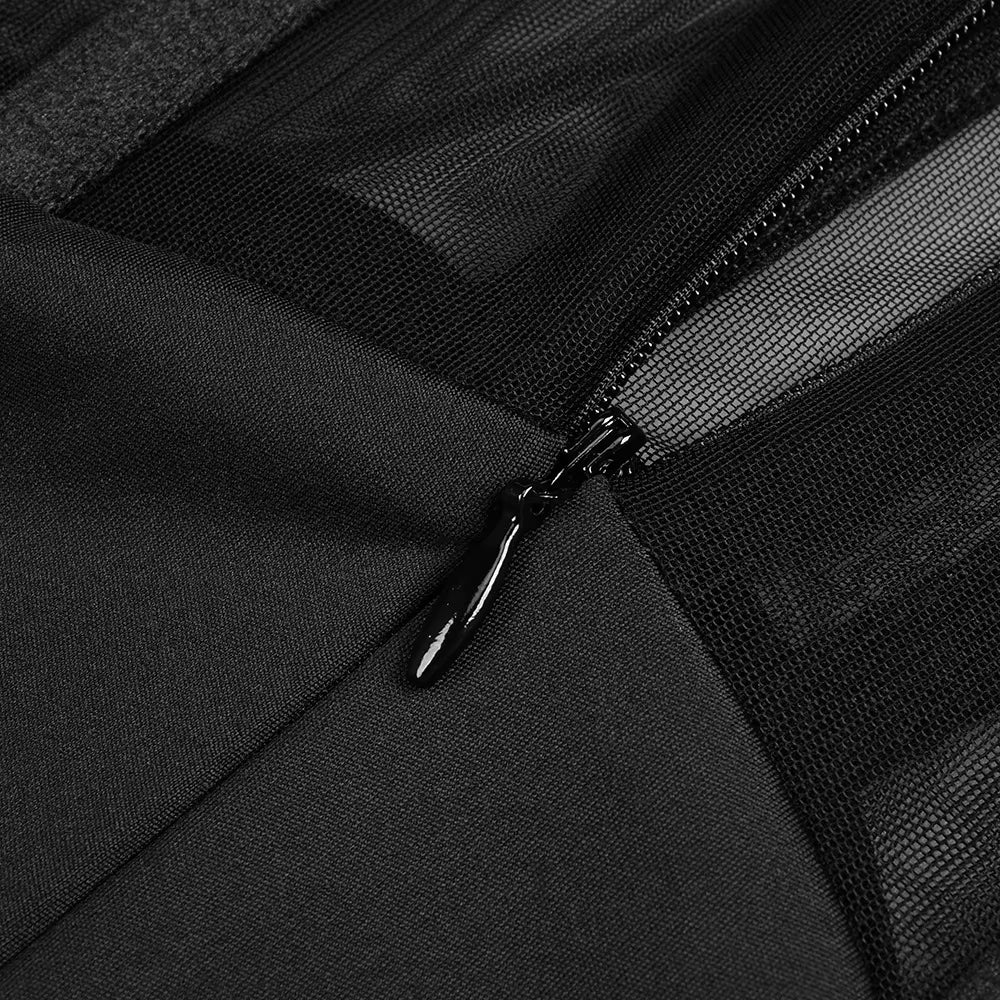 Mesh Corset Bodycon Maxi Dress