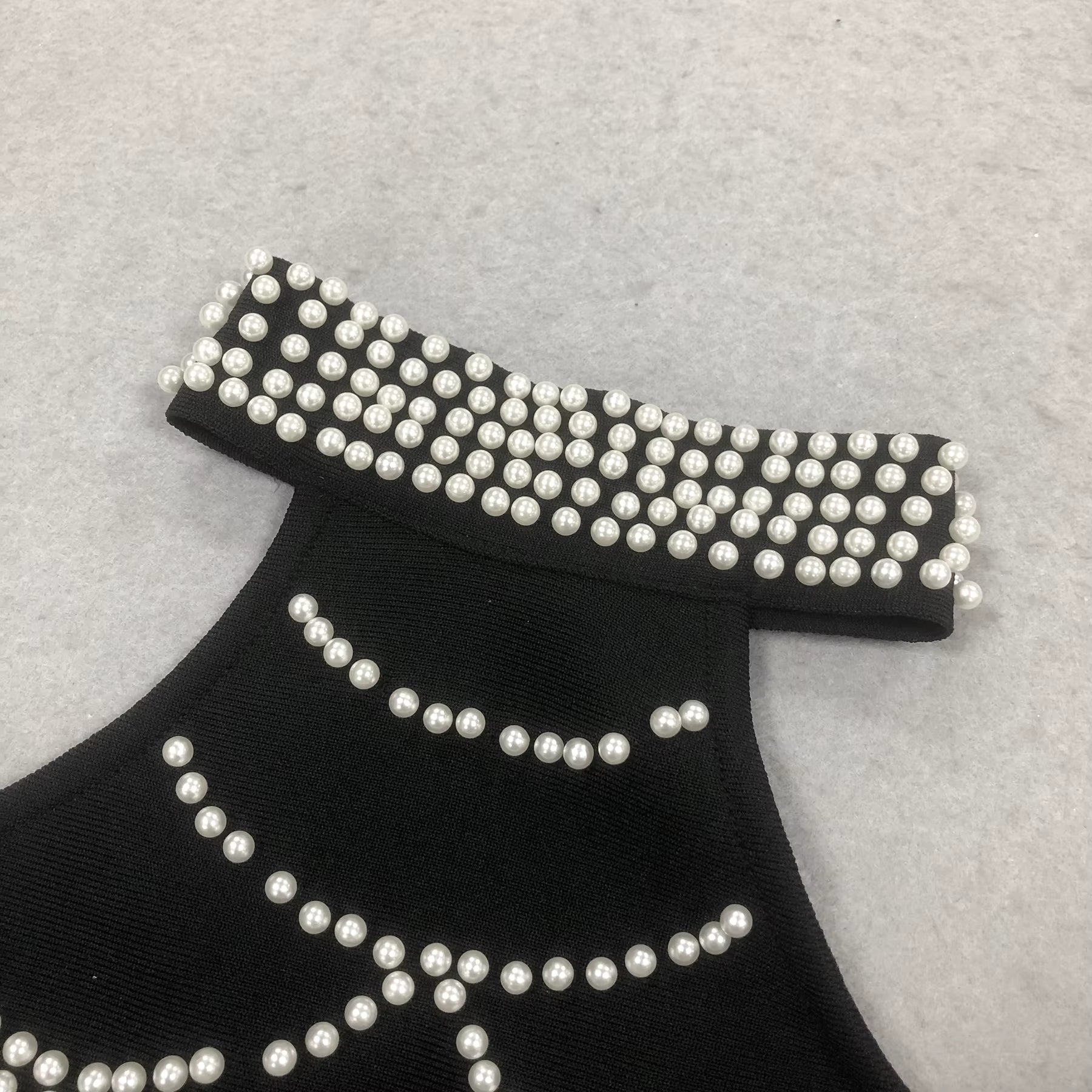 Lunara Pearl Halter Mermaid Gown