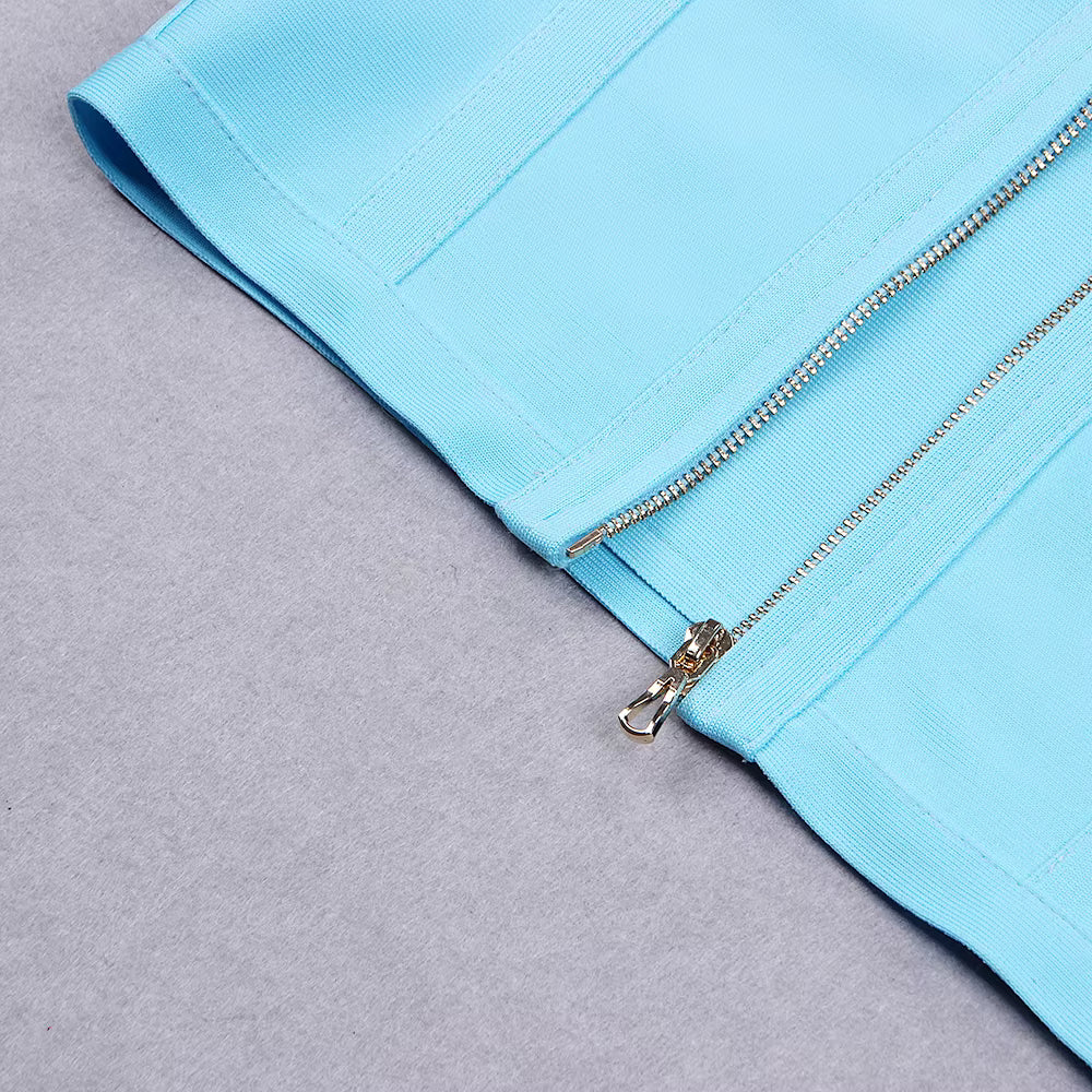 Aria Strappy V-Neck Bandage Dress