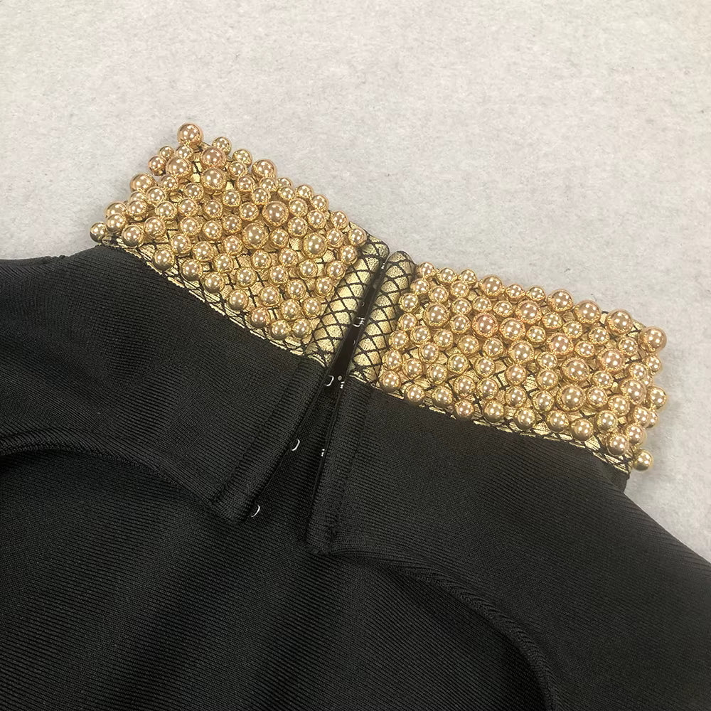 Valencia Beaded Backless Gown