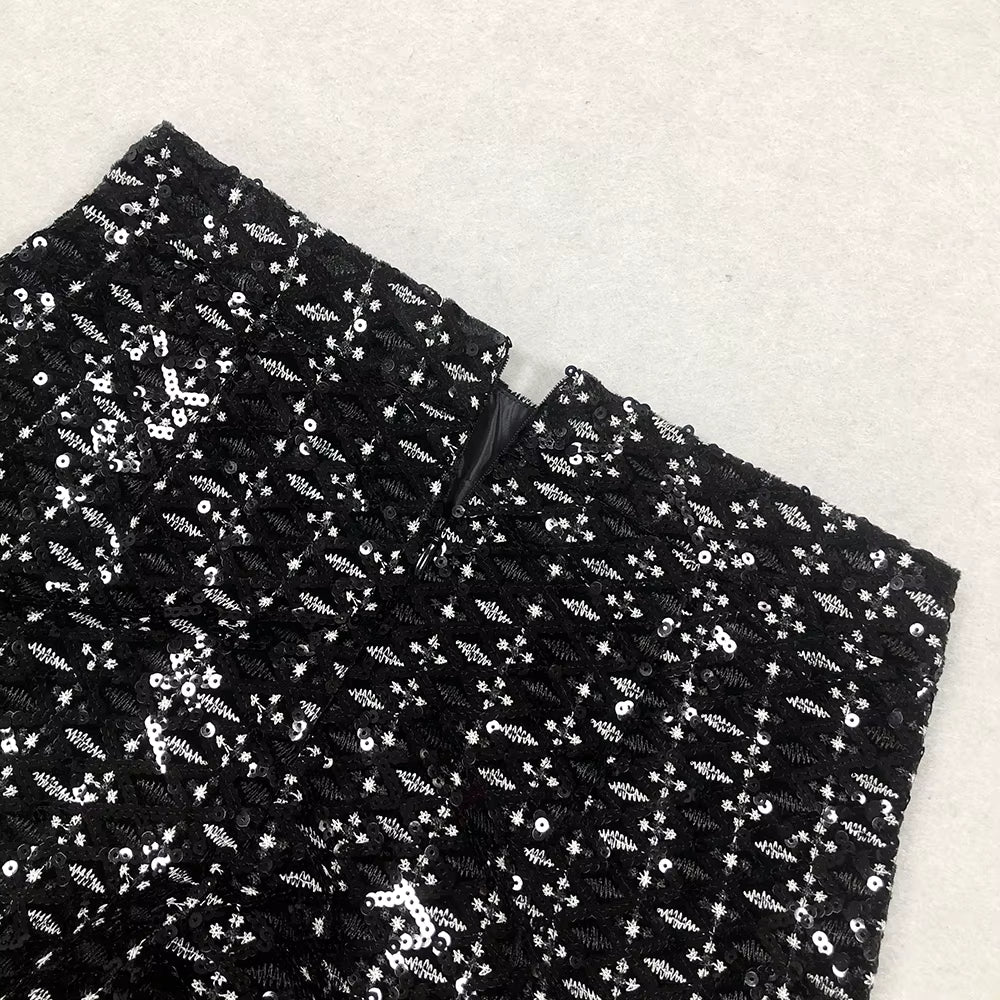 Sequin Velvet Blazer and Pant Set